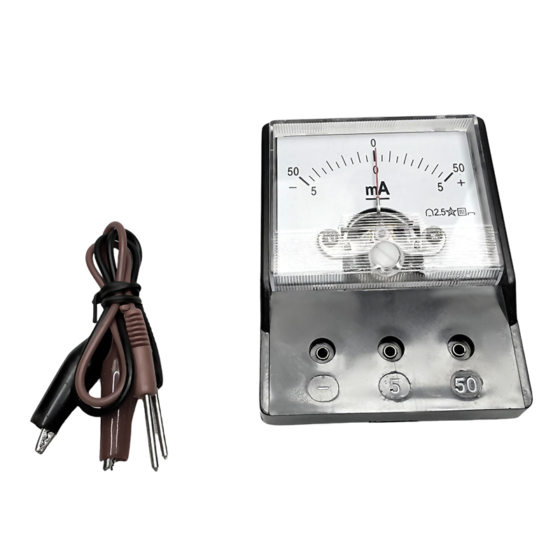 İlkokul miliammetre DC akımı:-5mA-0-5mA / -50mA-0-50mA