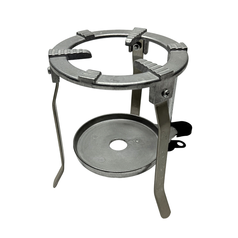 Laboratuvar tripod destek standı laboratuvar bunsen brülör tripod dökme demir destek tepsisi ile stand