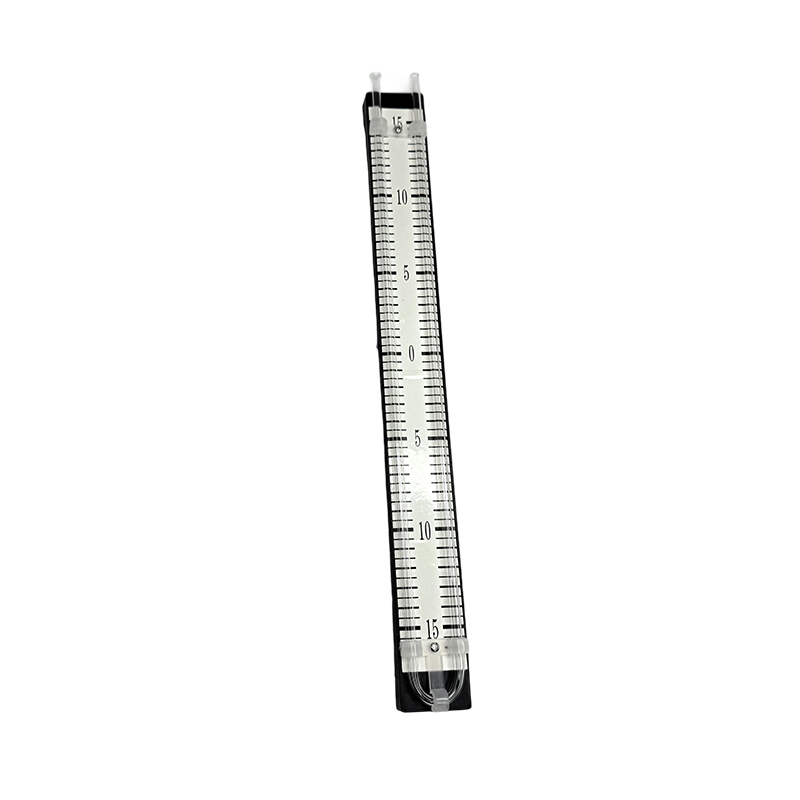 Kırmızı sıvı göstergesi okul fizik laboratuvarı aletlerini kullanan 150-0-150 mm U-borulu manometre