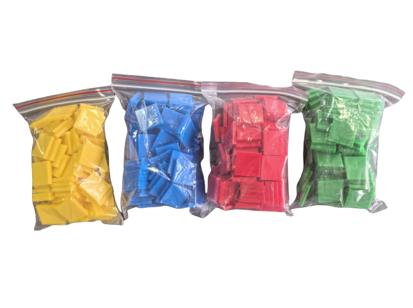400 plastik kare tuğla