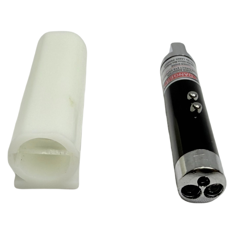 Paslanmaz çelik lazer işaretleyici / fizik / öğretim aracı